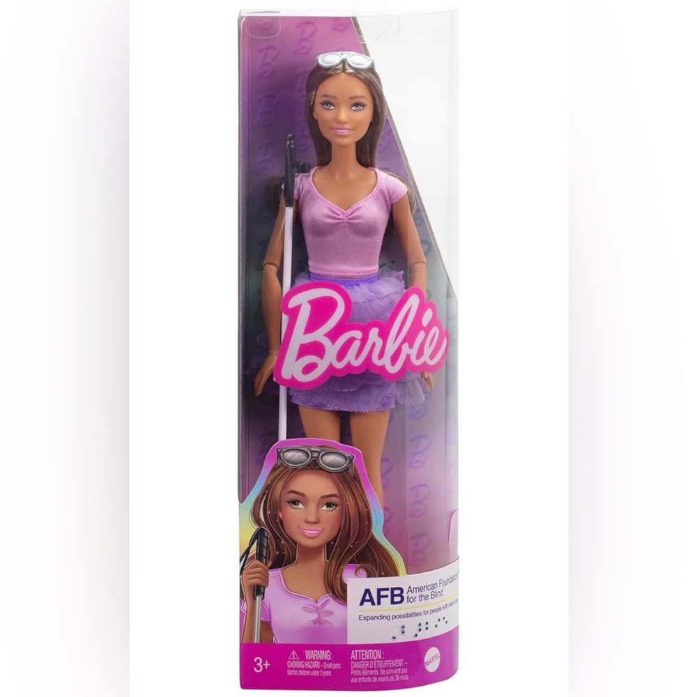 Barbie Doll Who is Blind - Collaboration with American Federation for the Blind